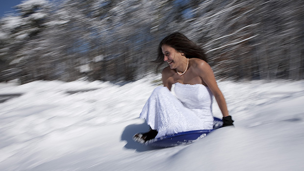 Couple Travels 135,000 Miles Over 5 Years for Wedding Dress Portraits MedfordNJ2