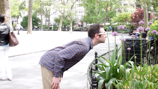 What Photographers Would Look Like if Google Glass Took Over the World flower