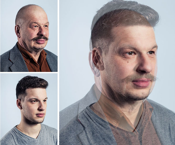 Photographer Blends Portraits of Fathers and Sons to Show Genetic Similarities jpeg 9