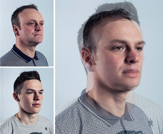 Photographer Blends Portraits of Fathers and Sons to Show Genetic Similarities jpeg 3