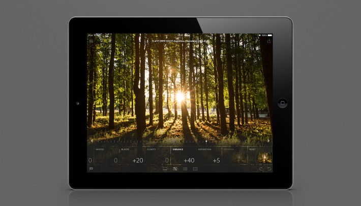 lr mobile ipad edit snapshots to raw 1400x800 710x405 Adobe Announces Mobile/Tablet Support For Lightroom